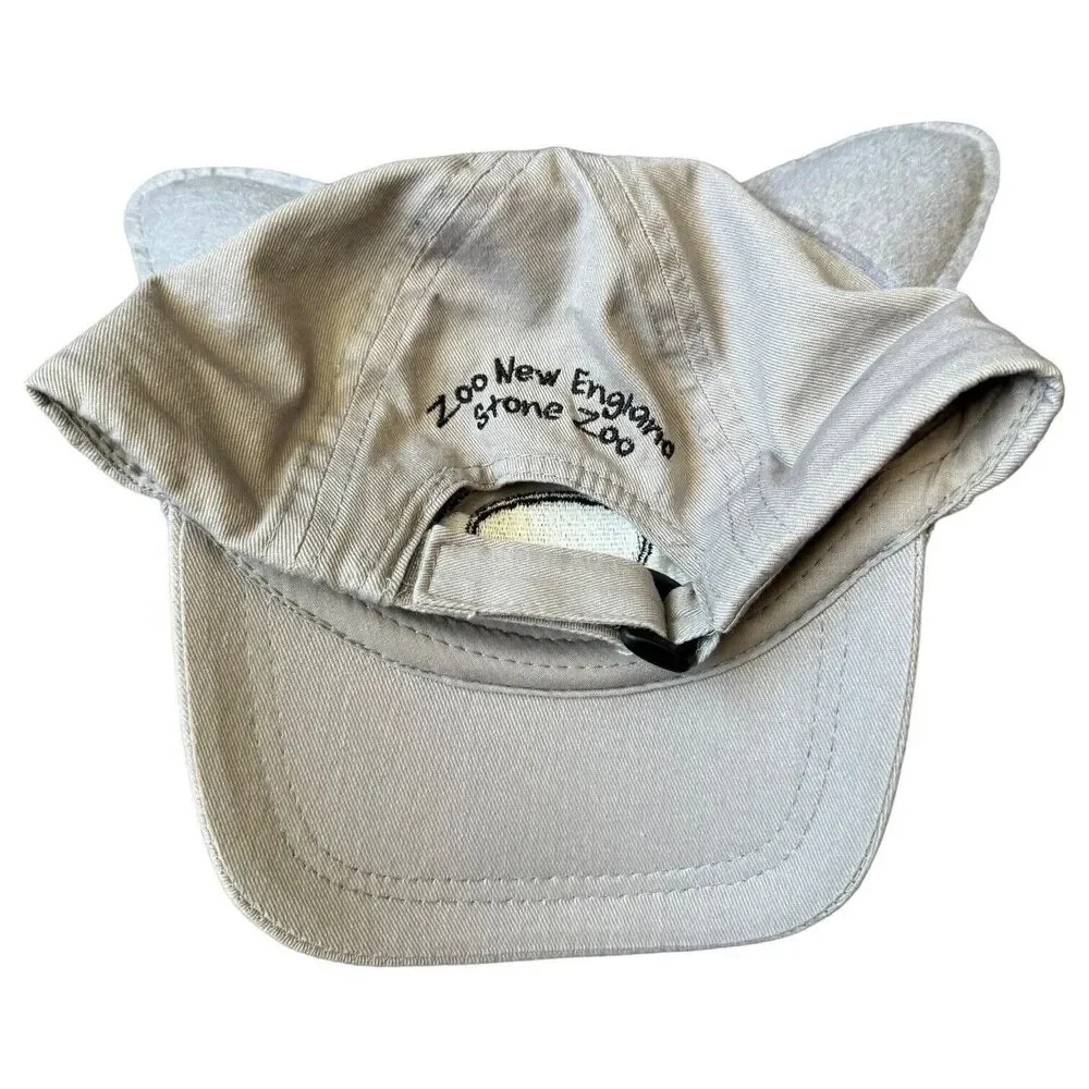 Stone Zoo New England Kids Wolf Hat Baseball Cap Adjustable With Ears Julie Joe